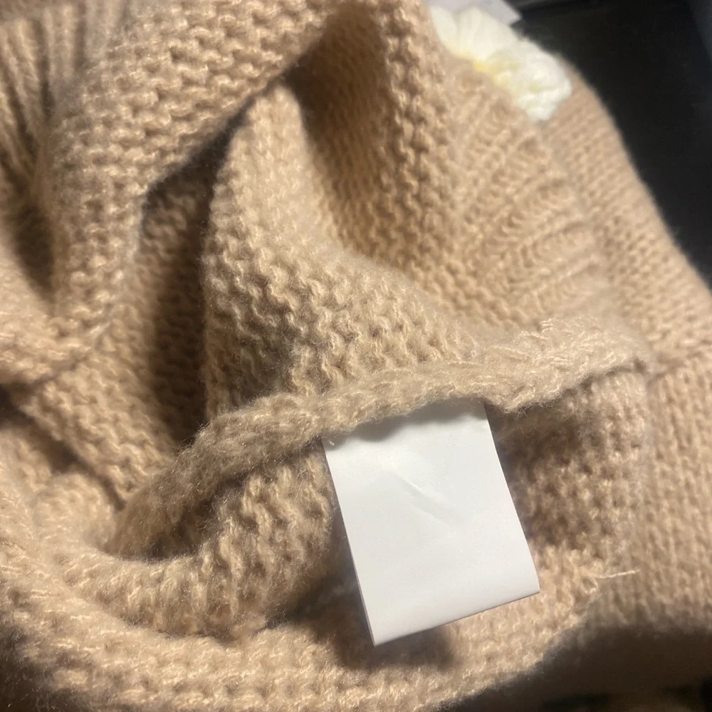 Women’s Knit Cardigan Cottagecore Crochet Flowers Oversized New M-XL - Picture 9 of 11